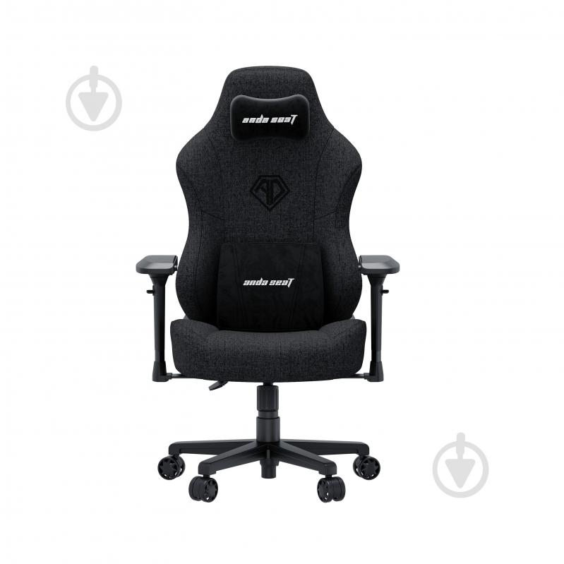 Кресло игровое Anda Seat Phantom 3 Pro Size L Dark Grey Linen Fabric серый - фото 1