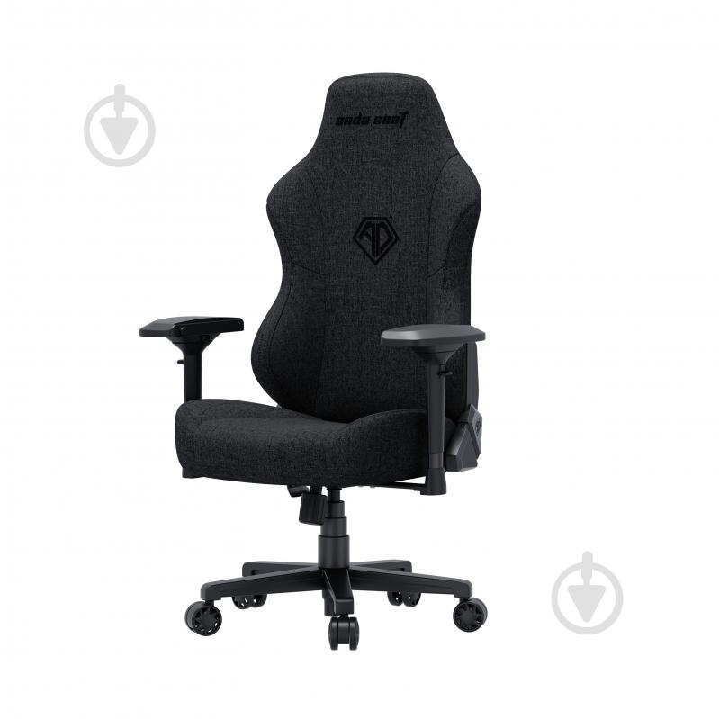 Кресло игровое Anda Seat Phantom 3 Pro Size L Dark Grey Linen Fabric серый - фото 5