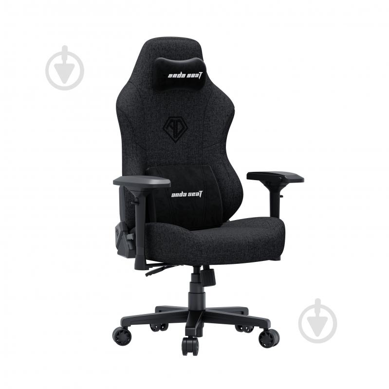 Кресло игровое Anda Seat Phantom 3 Pro Size L Dark Grey Linen Fabric серый - фото 3