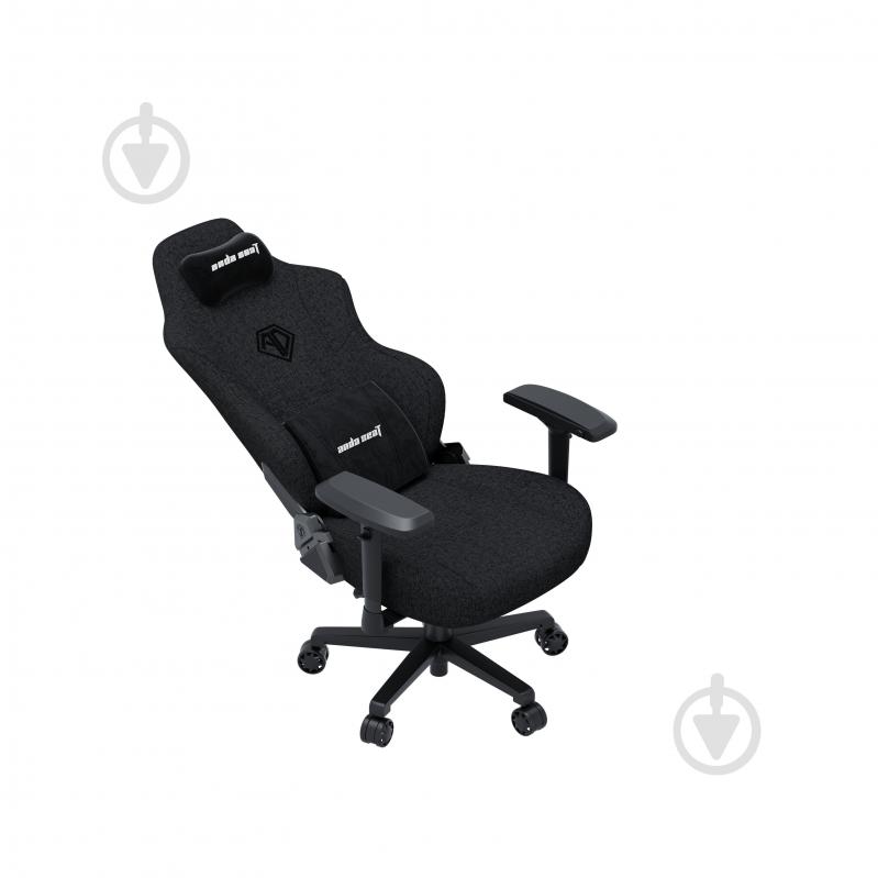 Кресло игровое Anda Seat Phantom 3 Pro Size L Dark Grey Linen Fabric серый - фото 4
