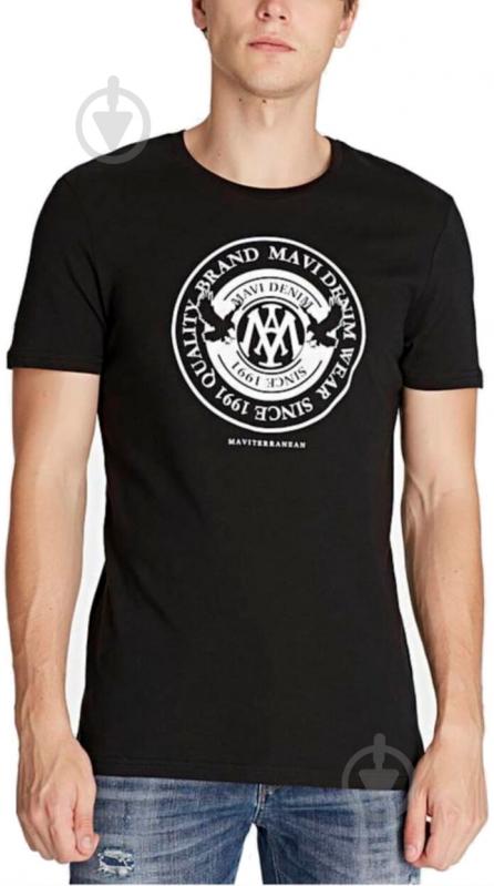 Футболка Mavi MAVI PRINTED TEE 065168-900 р.XL черный - фото 1
