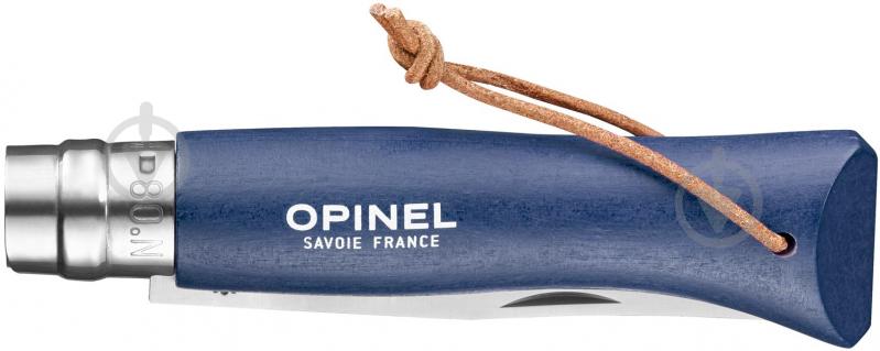 Ніж складаний Opinel Trekking №8 Inox. Колір - темно-синій 204.66.23 - фото 2