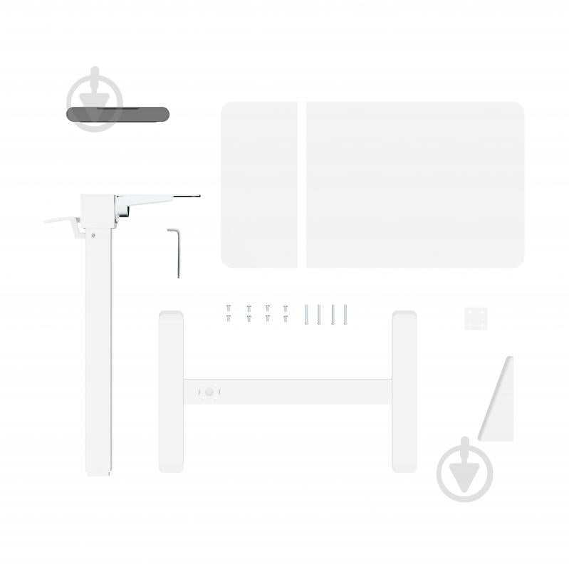 Стол компьютерный OfficePro ODM320W White - фото 6