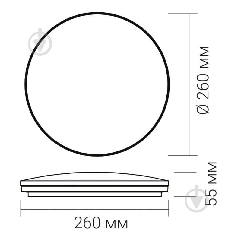 Світильник настінно-стельовий ARDERO білий 5000 К AL575 18W - фото 9