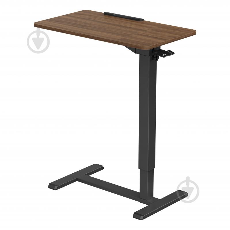 Стол компьютерный OfficePro ODM320DW Dark Wood/Black - фото 3 Стол компьютерный OfficePro ODM320DW Dark Wood/Black - фото 3