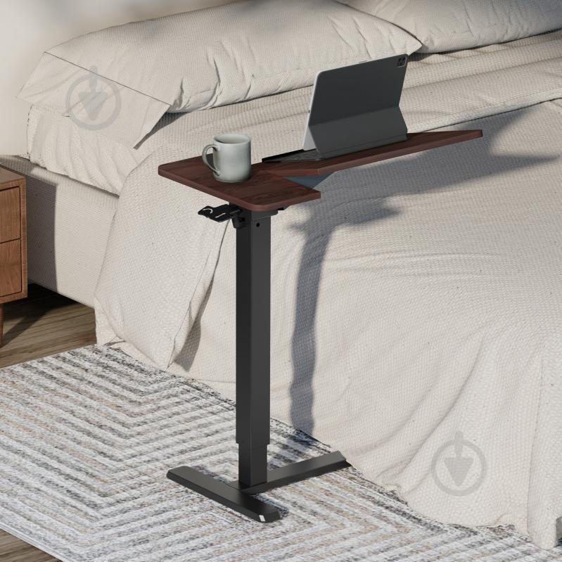 Стол компьютерный OfficePro ODM320DW Dark Wood/Black - фото 6 Стол компьютерный OfficePro ODM320DW Dark Wood/Black - фото 6