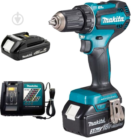 Шуруповерт аккумуляторный Makita DDF485FYX3 - фото 2