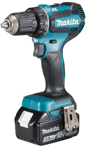 Шуруповерт аккумуляторный Makita DDF485FYX3 - фото 1