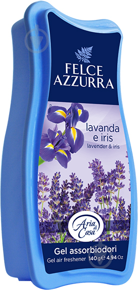 Гелевый освежитель воздуха Felce Azzurra Lavanda e Iris 140 г - фото 1