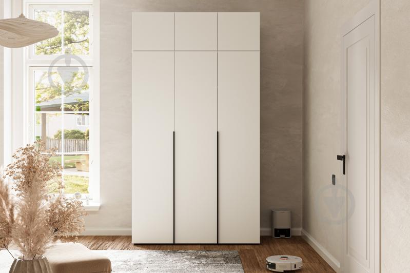 Додатковий сегмент Garant Антресоль до шафи Соло 3D 400х1320х550 мм німфея альба / німфея альба - фото 5