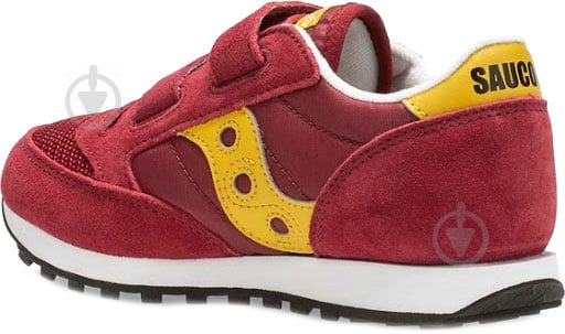 Кроссовки демисезонные Saucony JAZZ ORIGINAL VINTAGE HL SK262123 р.27 бордовые с желтым - фото 4