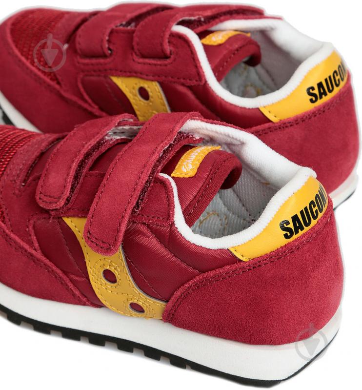 Кроссовки демисезонные Saucony JAZZ ORIGINAL VINTAGE HL SK262123 р.27 бордовые с желтым - фото 6