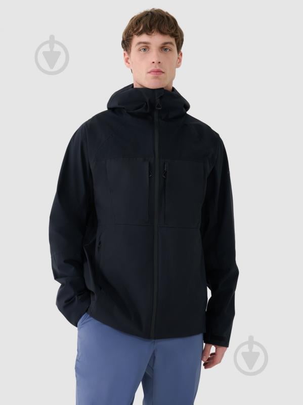 Ветровка мужская 4F TECHNICAL JACKET M711 4FWSS25TTJAM711-20S р.S черная - фото 1