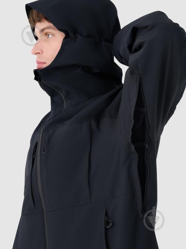 Ветровка мужская 4F TECHNICAL JACKET M711 4FWSS25TTJAM711-20S р.S черная - фото 2