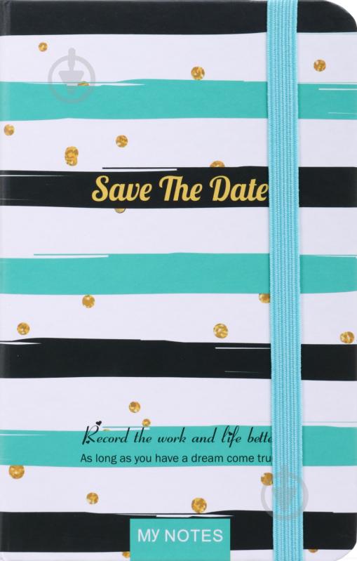Книга для нотаток Save the date (design 1) А6 96 аркушів - фото 1 Книга для нотаток Save the date (design 1) А6 96 аркушів - фото 1