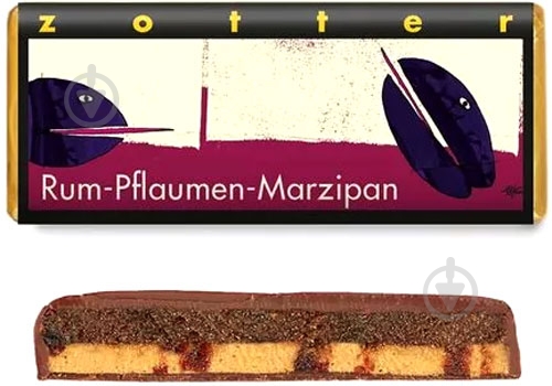 Молочний шоколад Zotter з марципаном та сливовим ромом 70 г - фото 1 Молочний шоколад Zotter з марципаном та сливовим ромом 70 г - фото 1