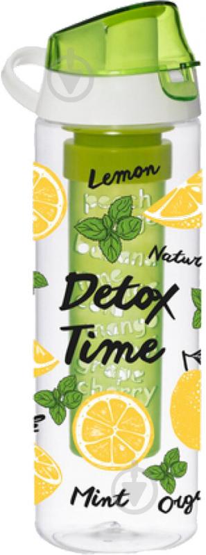 Спортивная бутылка Lemon-Detox Time 0,75 л 161558-810 Herevin - фото 1