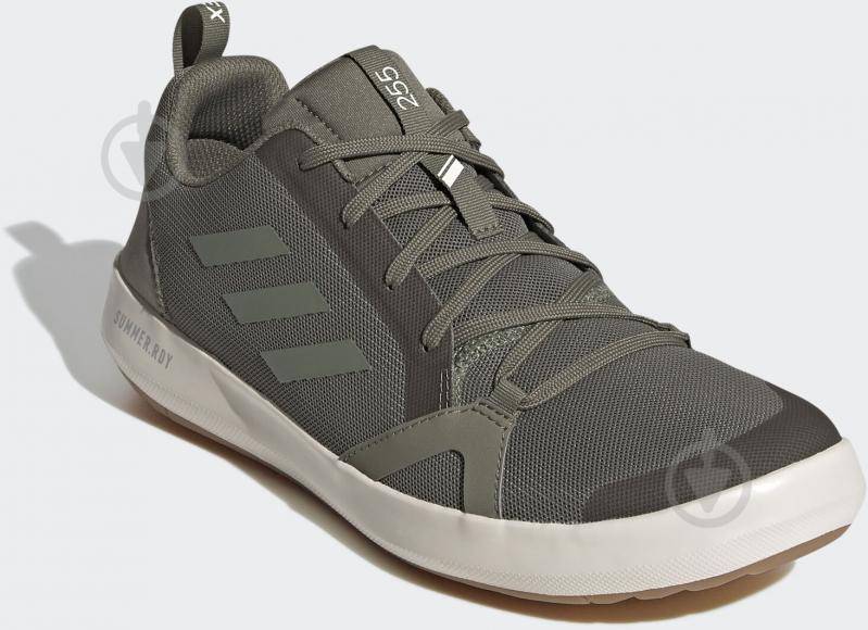 Кроссовки мужские демисезонные Adidas TERREX BOAT H.RDY EF2298 р.41 1/3 зеленые - фото 4