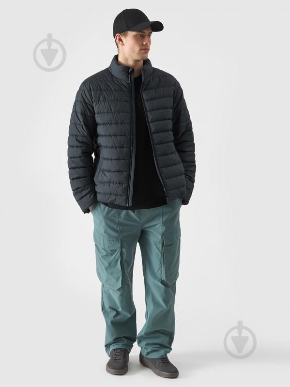 Куртка чоловіча демісезонна 4F DOWN JACKET M538 4FWSS25TDJAM538-20S р.XL чорна - фото 4
