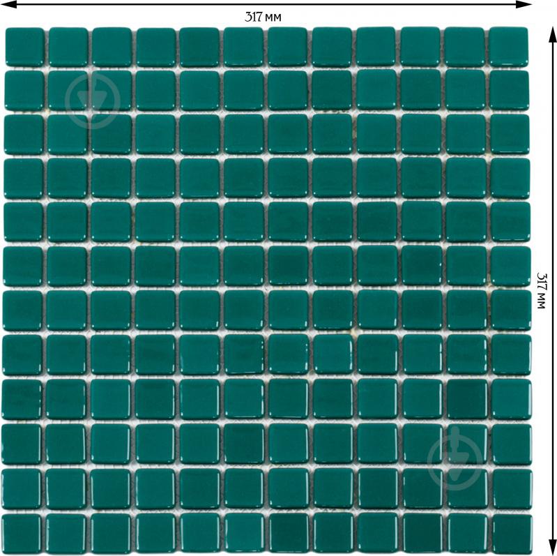 Мозаика AquaMo Dark Green MK25112 31,7x31,7 см - фото 2