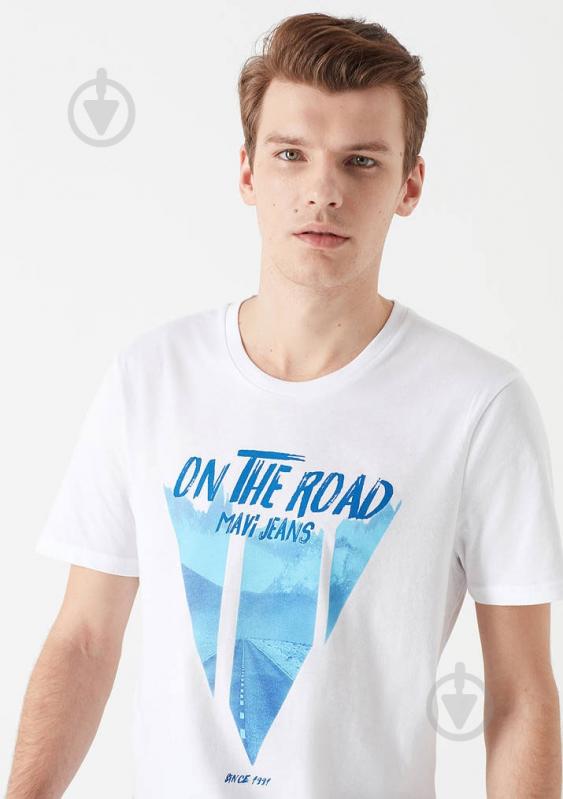 Футболка Mavi ROAD PRINTED TEE 065975-620 р.S белый - фото 4 Футболка Mavi ROAD PRINTED TEE 065975-620 р.S белый - фото 4