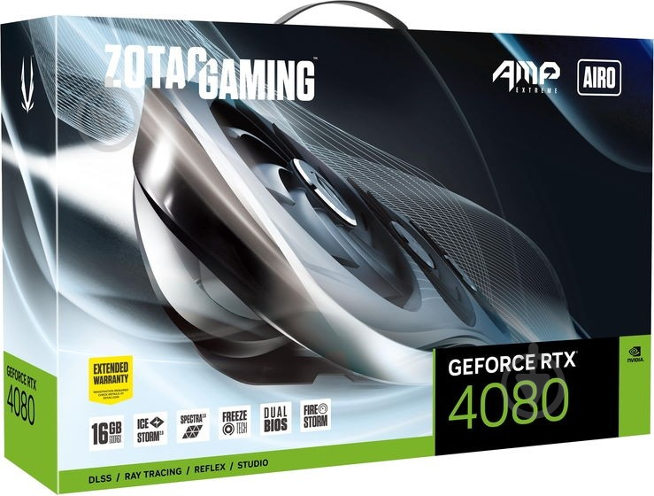 Відеокарта Zotac NVIDIA GeForce RTX 4080 AMP Extreme AIRO 16GB GDDR6X 256bit (ZT-D40810B-10P) - фото 8