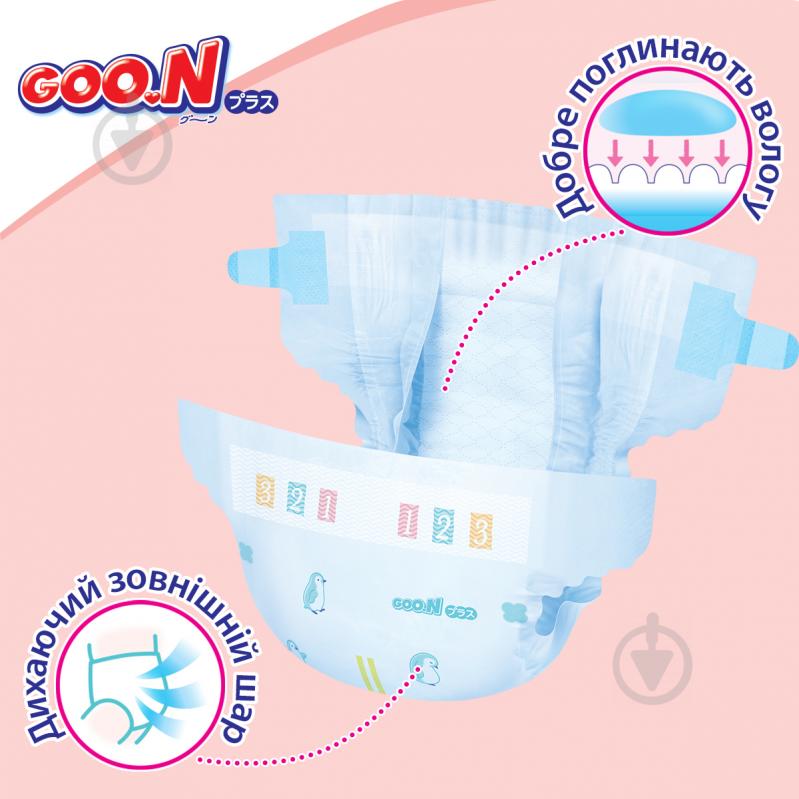 Подгузники Goo.N на липучках унисекс XL 12-20 кг 42 шт. - фото 6