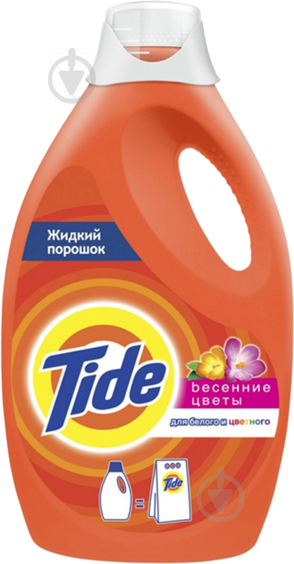 Гель для машинной и ручной стирки Tide Весенние цветы 1,235 л - фото 1