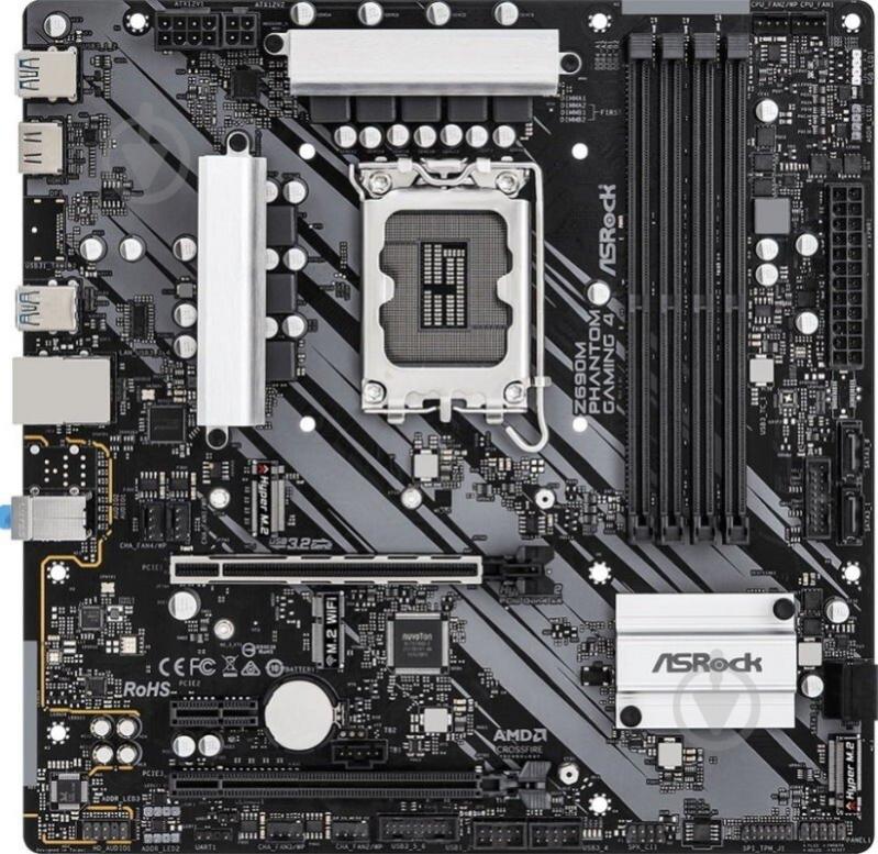 ᐉ Материнская плата ASRock Z690M PHANTOM GAMING 4 (Socket 1700, Intel ...