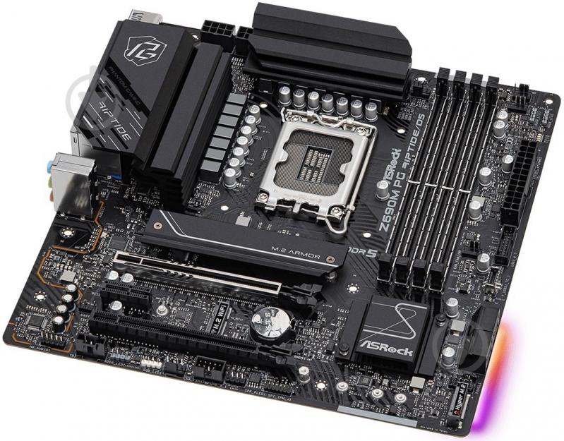 Материнская плата ASRock Z690M PG RIPTIDE/D5 (Socket 1700, Intel Z690, micro ATX) - фото 3