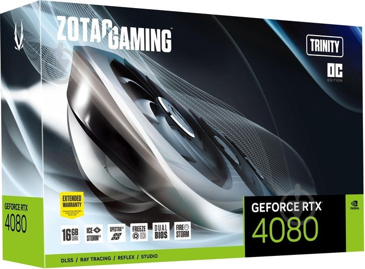 Відеокарта Zotac NVIDIA GeForce RTX 4080 Trinity OC 16GB GDDR6X 256bit (ZT-D40810J-10P) - фото 8