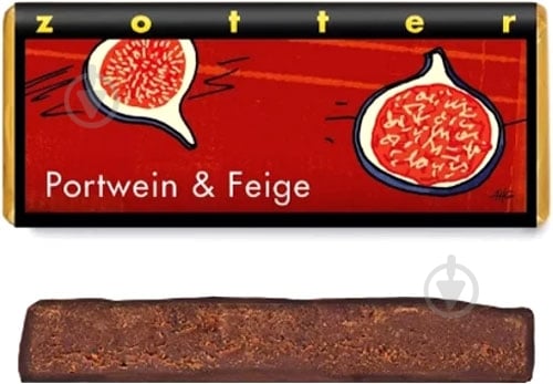 Черный шоколад Zotter с портвейном и инжирным ганашем органический 70 г - фото 2 Черный шоколад Zotter с портвейном и инжирным ганашем органический 70 г - фото 2