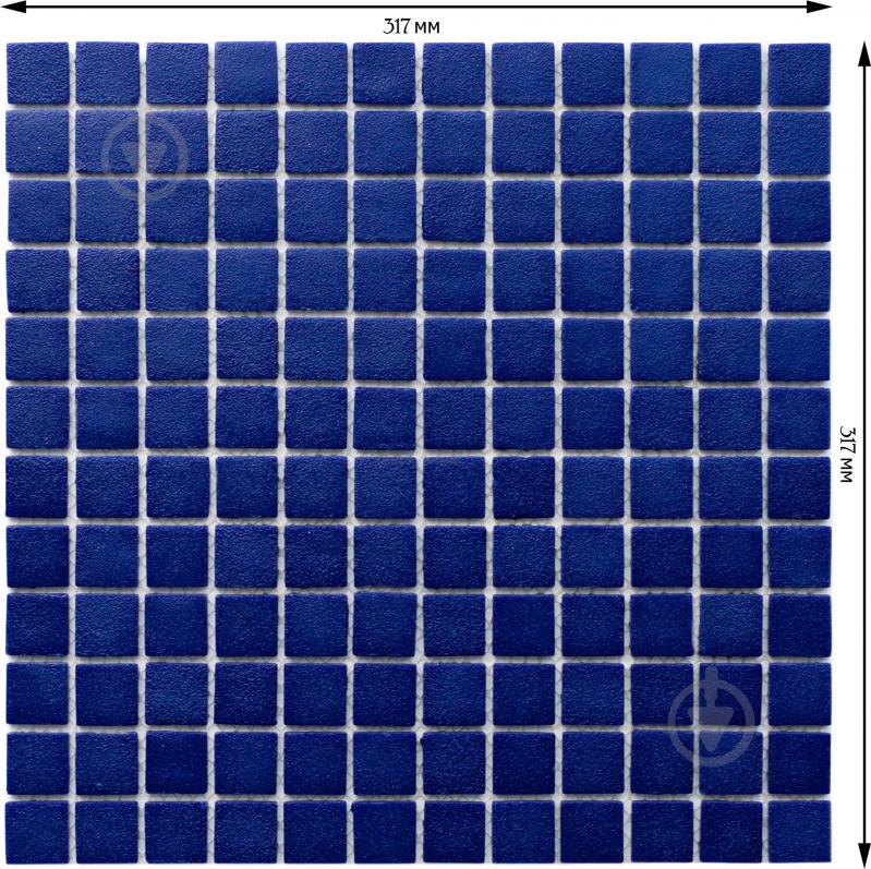 Мозаика AquaMo Concrete Cobalt 31,7x31,7 см - фото 2