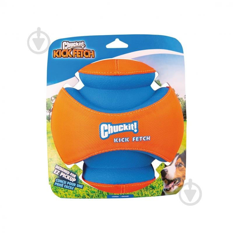 Мяч CHUCKIT суперпрыгующая игрушка размер L оранжевый - фото 1