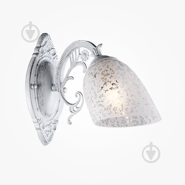 ВИТРИНА! Бра Strotskis Nimfa 1x60 Вт E27 бело-серебряный 70039/1 - фото 1 ВИТРИНА! Бра Strotskis Nimfa 1x60 Вт E27 бело-серебряный 70039/1 - фото 1