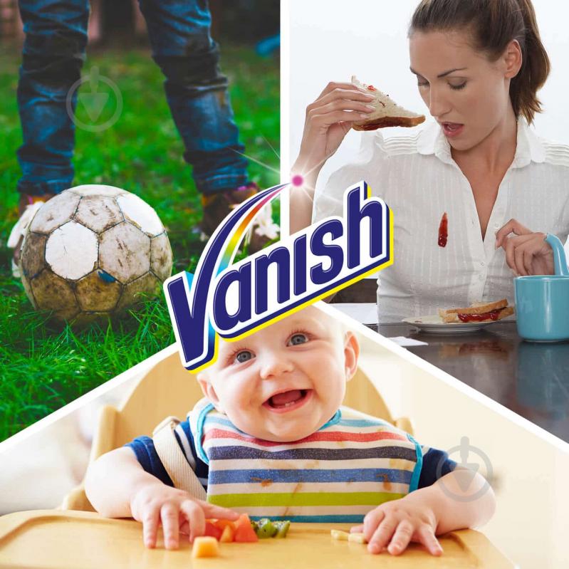 Плямовивідник Vanish Oxi Action Gold 250 г 250 мл - фото 3