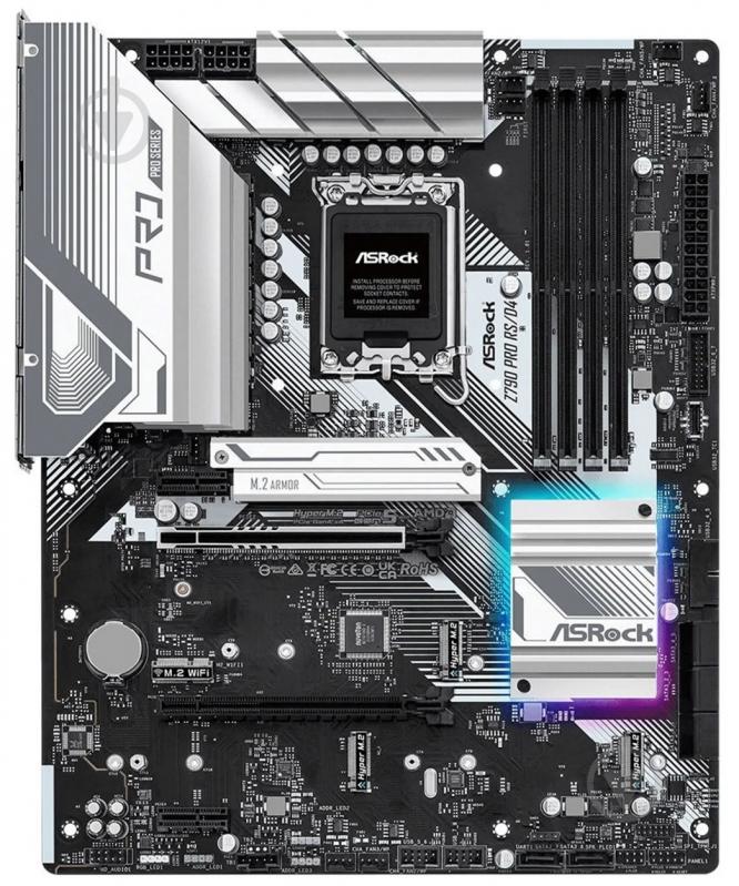 ᐉ Материнская плата ASRock Z790 PRO RS (Socket 1700, Intel Z790, ATX ...
