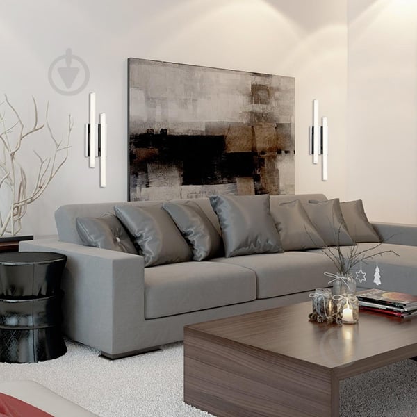 ВИТРИНА! Бра Strotskis Hi-Tech LED 10 Вт сатиновый никель 90020/2 - фото 4