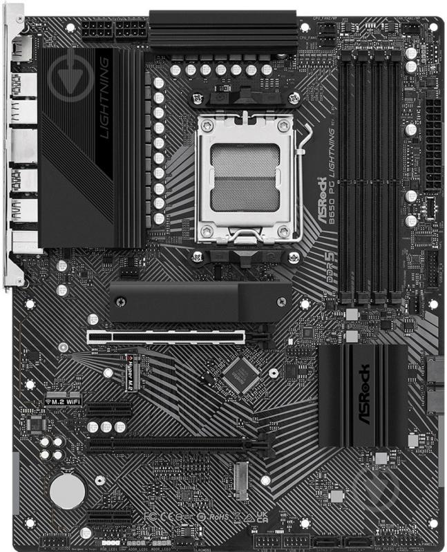 Материнская плата ASRock B650 PG LIGHTNING (Socket AM5, AMD B650, ATX) - фото 2