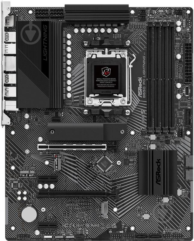 ᐉ Материнская плата ASRock B650 PG LIGHTNING (Socket AM5, AMD B650, ATX ...