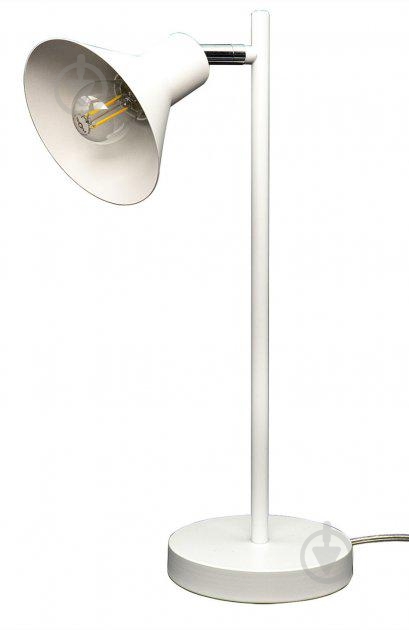 ВІТРИНА! Настільна лампа декоративна Vio Concept 1x40 Вт E27 білий MT76652-1 - фото 1 ВІТРИНА! Настільна лампа декоративна Vio Concept 1x40 Вт E27 білий MT76652-1 - фото 1