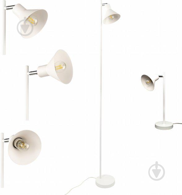 ВІТРИНА! Настільна лампа декоративна Vio Concept 1x40 Вт E27 білий MT76652-1 - фото 6 ВІТРИНА! Настільна лампа декоративна Vio Concept 1x40 Вт E27 білий MT76652-1 - фото 6