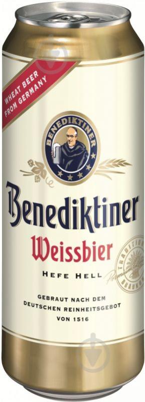 Пиво Benediktiner пшеничное 4052197001281 0,5 л - фото 1