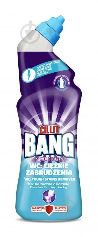 Засіб для чищення унітаза Cillit Bang Свіжість океану 750 мл - фото 1
