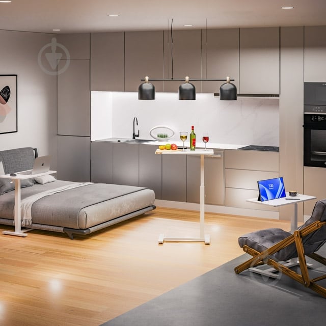 Стол компьютерный Hommex Mobidesk USB White - фото 2