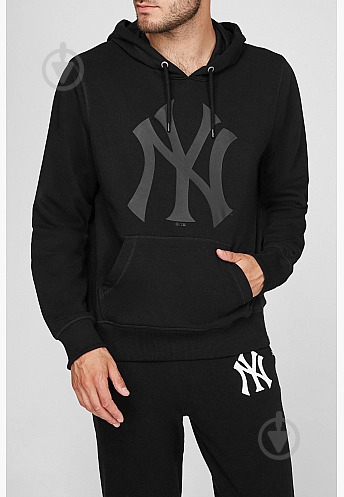 Худи 47 Brand NY YANKEES IMPRINT HELIX PULLO 544126-FS р. XL черный - фото 1