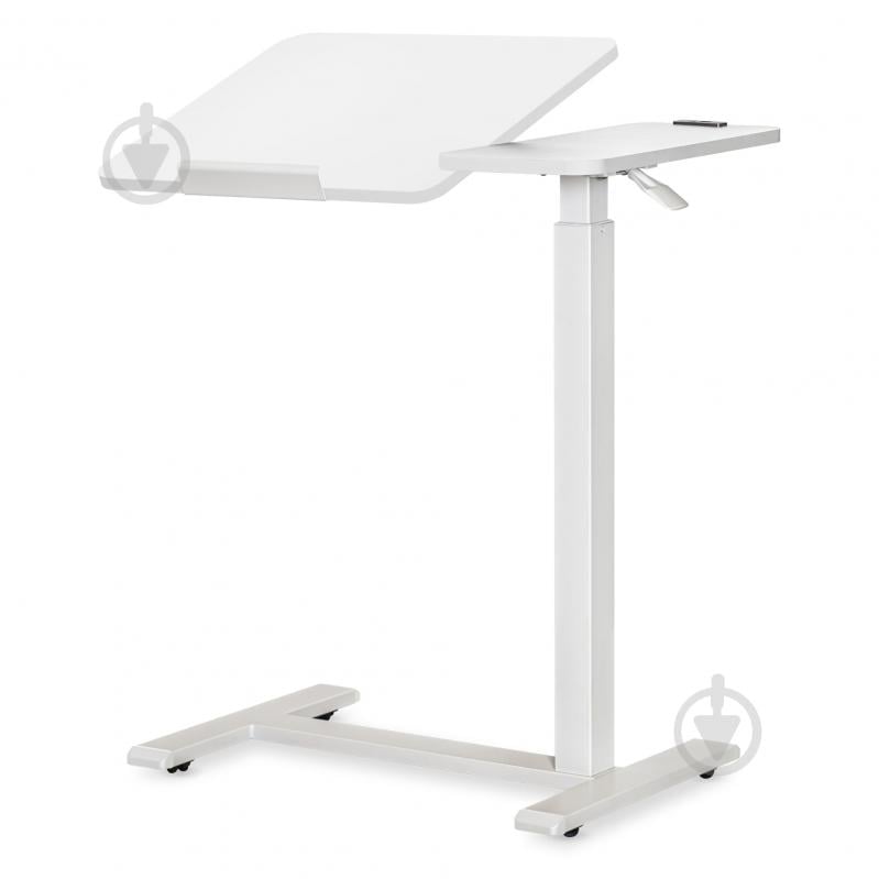 Стіл комп'ютерний Hommex Mobidesk Duo USB White - фото 1 Стіл комп'ютерний Hommex Mobidesk Duo USB White - фото 1