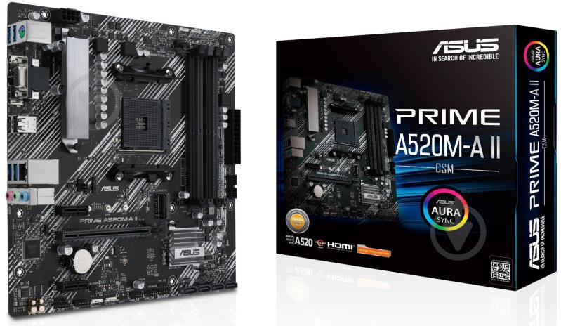 Материнская плата Asus 90MB17H0-M0EAY0 (Socket AM4, AMD A520, micro ATX) - фото 6