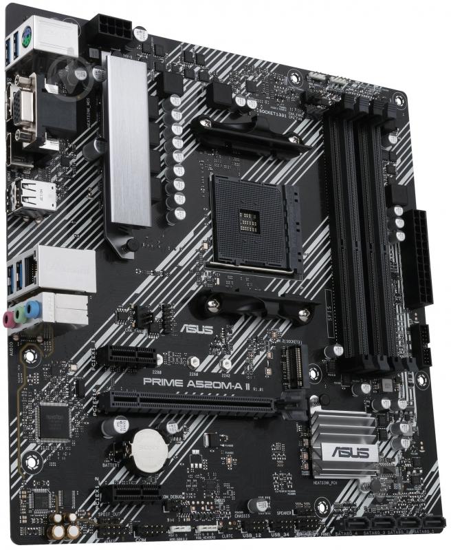 Материнская плата Asus 90MB17H0-M0EAY0 (Socket AM4, AMD A520, micro ATX) - фото 3