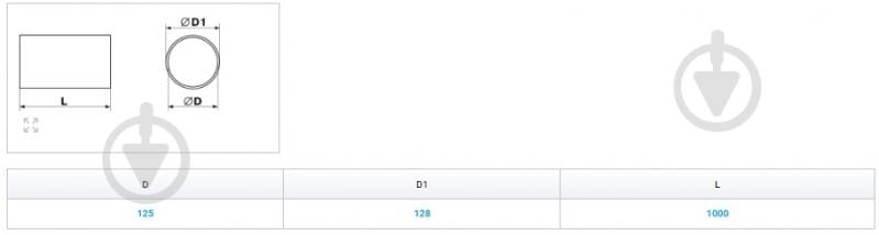 Канал круглый Вентс Пластивент d125/1 2010 - фото 3